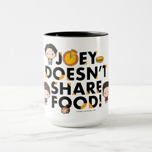 FRIENDS™ | Joey Deelt Geen Eten Chibi Mok (Midden)