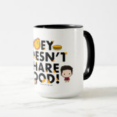 FRIENDS™ | Joey Deelt Geen Eten Chibi Mok (Voorkant rechts)