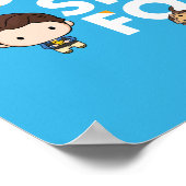 FRIENDS™ | Joey Deelt Geen Eten Chibi Poster (Hoek)