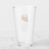 FRIENDS™ | Joey Deelt Geen Eten Glas (Achterkant)