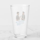 FRIENDS™ | Joey deelt geen eten! Glas (Achterkant)