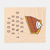 FRIENDS™ | Joey deelt geen voedsel Fleece Deken (Voorkant (Horizontaal))