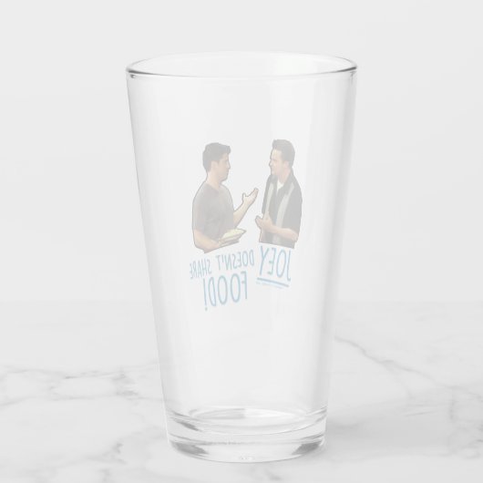 FRIENDS™ | Joey deelt geen voedsel. Glas (Achterkant)
