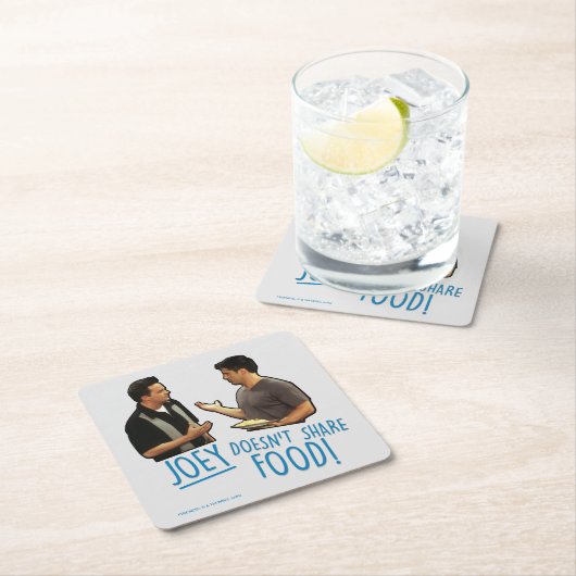 FRIENDS™ | Joey deelt geen voedsel. Kartonnen Onderzetters (Insitu)