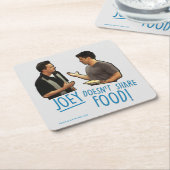 FRIENDS™ | Joey deelt geen voedsel. Kartonnen Onderzetters (Schuin)