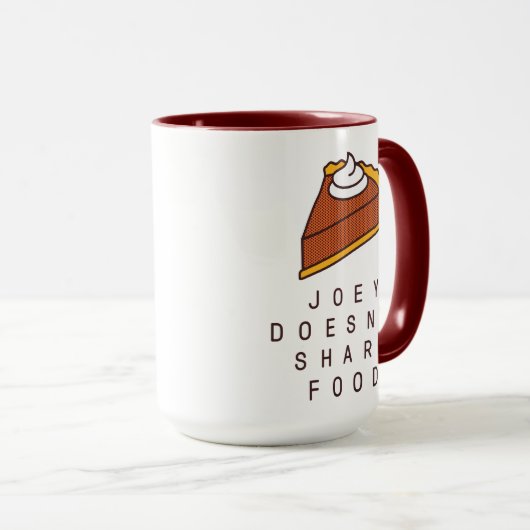 FRIENDS™ | Joey deelt geen voedsel Mok (Voorkant rechts)