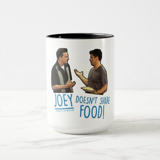 FRIENDS™ | Joey deelt geen voedsel. Mok (Midden)