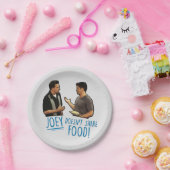 FRIENDS™ | Joey deelt geen voedsel. Papieren Bordje (Feest)