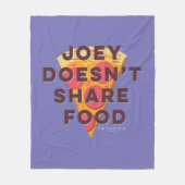 FRIENDS™ | Joey deelt geen voedsel - Pizza Fleece Deken (Voorkant)