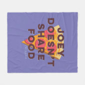 FRIENDS™ | Joey deelt geen voedsel - Pizza Fleece Deken (Voorkant (Horizontaal))