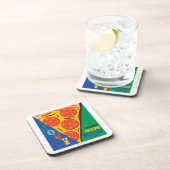 FRIENDS™ | Joey deelt geen voedsel - Pizza Graphic Bier Onderzetter (Rechterzijde)