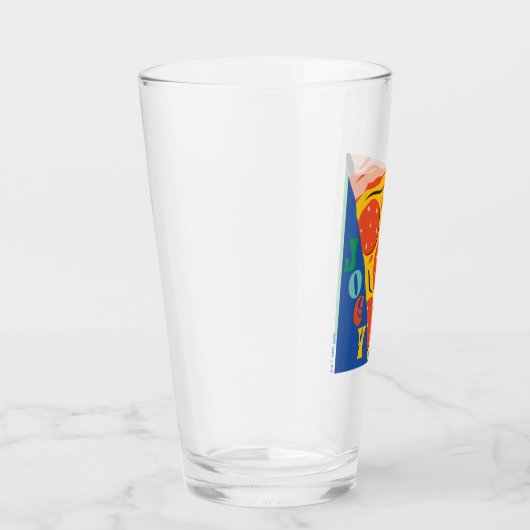 FRIENDS™ | Joey deelt geen voedsel - Pizza Graphic Glas (Rechts)