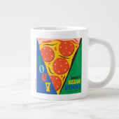 FRIENDS™ | Joey deelt geen voedsel - Pizza Graphic Grote Koffiekop (Rechts)