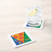 FRIENDS™ | Joey deelt geen voedsel - Pizza Graphic Kartonnen Onderzetters (Insitu)