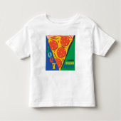 FRIENDS™ | Joey deelt geen voedsel - Pizza Graphic Kinder Shirts (Voorkant)