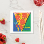 FRIENDS™ | Joey deelt geen voedsel - Pizza Graphic Servet (Insitu)