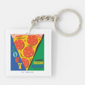 FRIENDS™ | Joey deelt geen voedsel - Pizza Graphic Sleutelhanger (Achterkant)