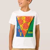 FRIENDS™ | Joey deelt geen voedsel - Pizza Graphic T-shirt (Voorkant)