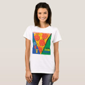 FRIENDS™ | Joey deelt geen voedsel - Pizza Graphic T-shirt (Voorkant volledig)