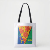 FRIENDS™ | Joey deelt geen voedsel - Pizza Graphic Tote Bag (Voorkant)