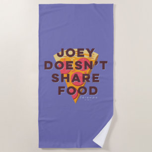 FRIENDS™ Joey deelt geen voedsel - Pizza Strandlaken