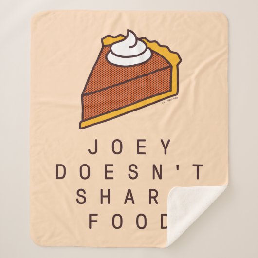 FRIENDS™ | Joey deelt geen voedsel Sherpa Deken (Voorkant)