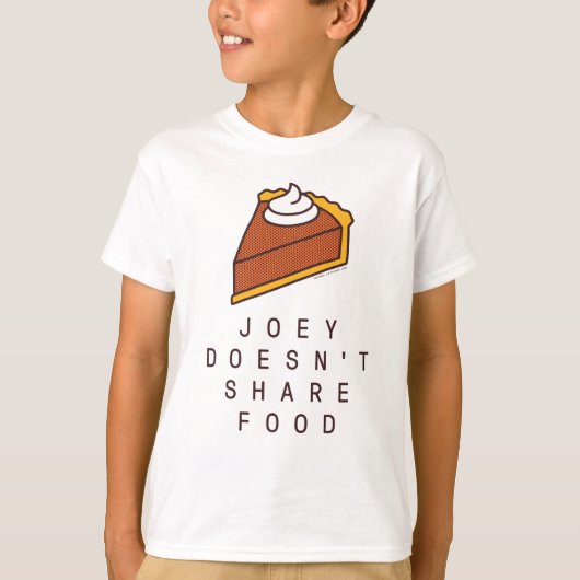 FRIENDS™ | Joey deelt geen voedsel T-shirt (Voorkant)