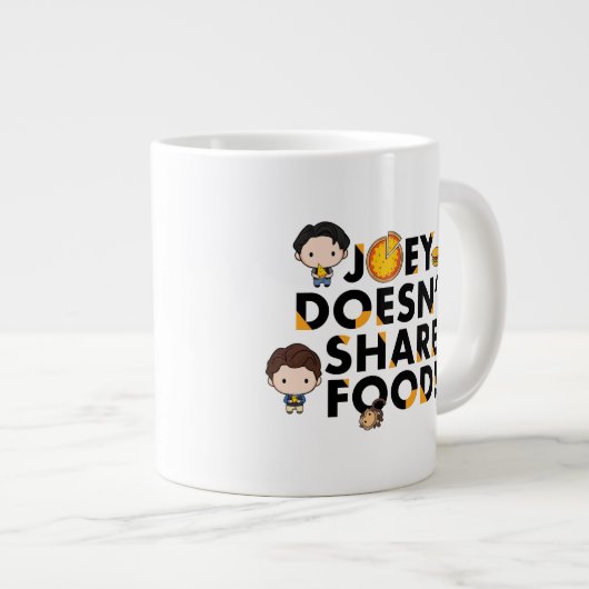 FRIENDS™ | Joey deelt geen voedselchibi Grote Koffiekop (Voorkant rechts)
