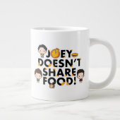 FRIENDS™ | Joey deelt geen voedselchibi Grote Koffiekop (Rechts)