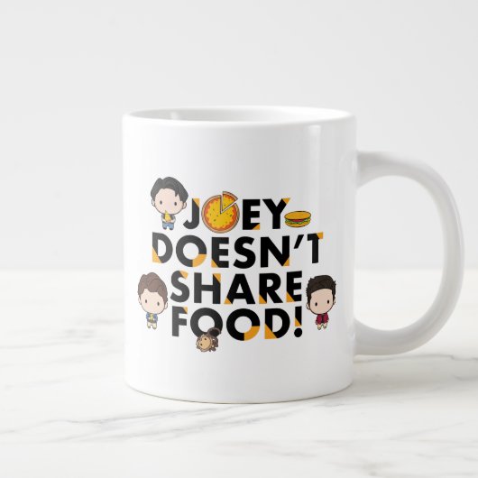 FRIENDS™ | Joey deelt geen voedselchibi Grote Koffiekop (Rechts)