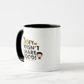 FRIENDS™ | Joey deelt geen voedselchibi Mok (Voorkant links)