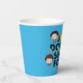 FRIENDS™ | Joey deelt geen voedselchibi Papieren Bekers (Voorkant)