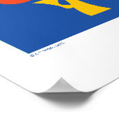 FRIENDS™ | Joey Doesn't Share Food - Pizza Graphic Poster (Hoek)