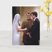 FRIENDS™ | Joey Marries Monica & Chandler Kaart (Gele Bloem)