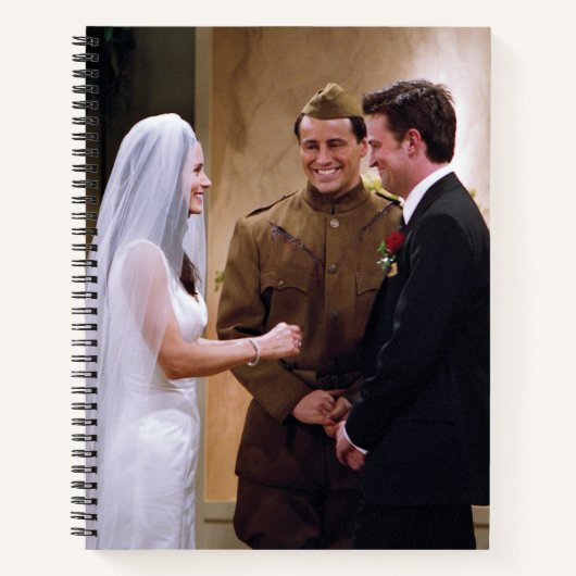 FRIENDS™ | Joey Marries Monica & Chandler Notitieboek (Voorkant)