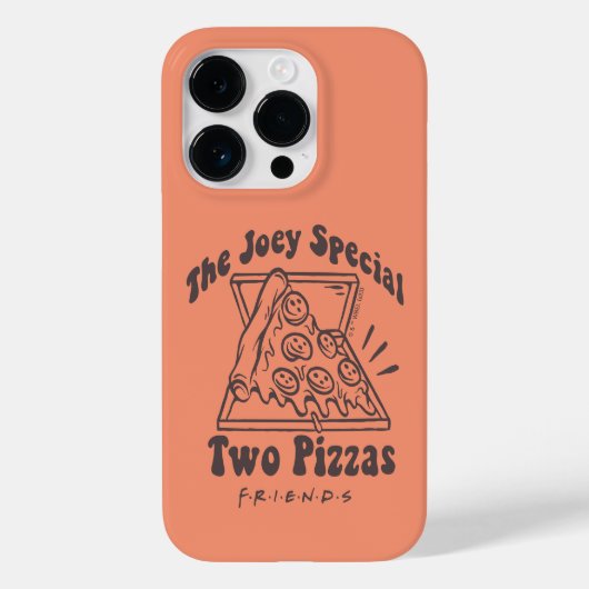 FRIENDS™ | Joey Pizza Citaat Case-Mate iPhone Case (Achterkant)