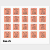 FRIENDS™ | Joey Pizza Citaat Vierkante Sticker (Vel)
