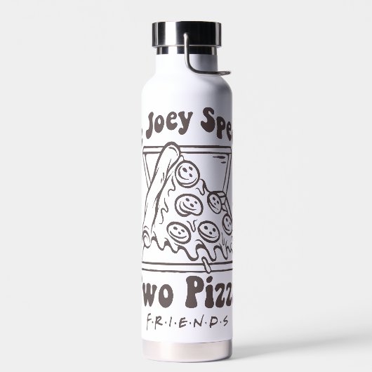 FRIENDS™ | Joey Pizza Citaat Waterfles (Links)