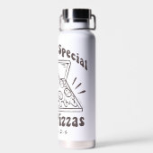 FRIENDS™ | Joey Pizza Citaat Waterfles (Achterkant)