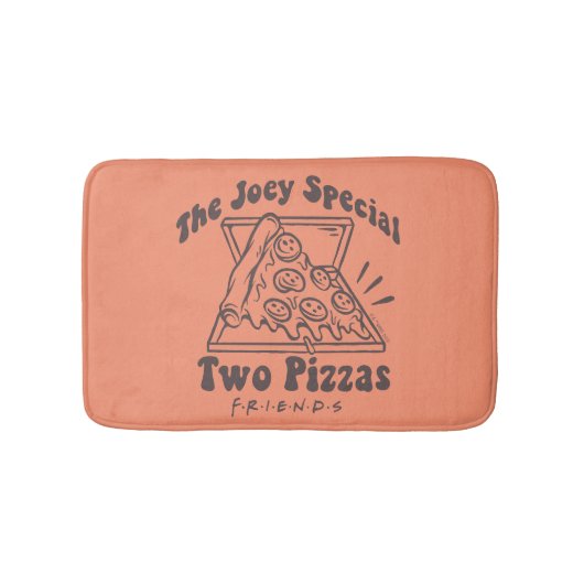 FRIENDS™ | Joey Pizza Quote Badmat (Voorkant)