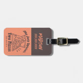 FRIENDS™ | Joey Pizza Quote Bagagelabel (Voorkant horizontaal)