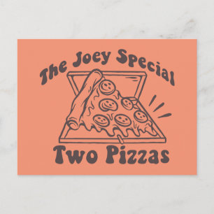 FRIENDS™   Joey Pizza Quote Briefkaart