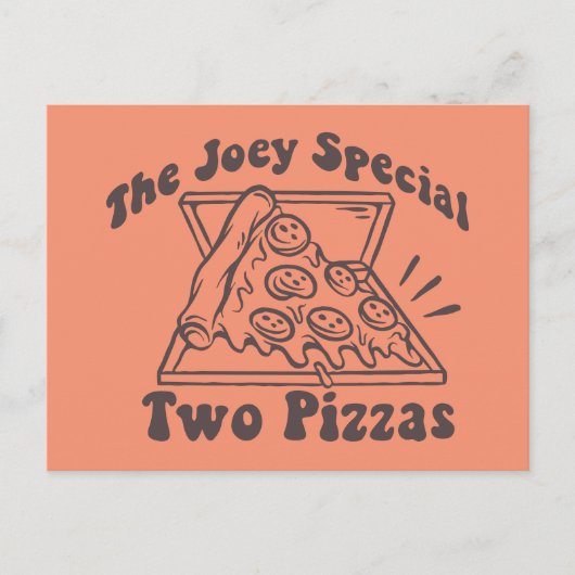 FRIENDS™ | Joey Pizza Quote Briefkaart (Voorkant)