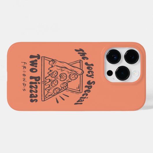 FRIENDS™ | Joey Pizza Quote Case-Mate iPhone Case (Achterkant (horizontaal))