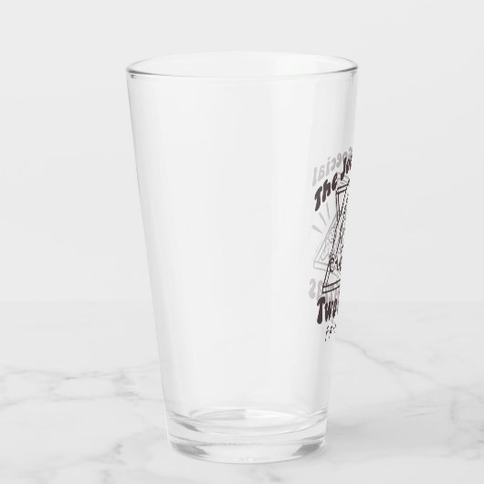 FRIENDS™ | Joey Pizza Quote Glas (Rechts)