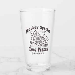 FRIENDS™ Joey Pizza Quote Glas
