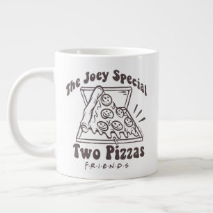 FRIENDS™   Joey Pizza Quote Grote Koffiekop