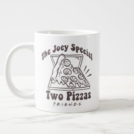 FRIENDS™ | Joey Pizza Quote Grote Koffiekop (Links)