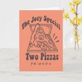 FRIENDS™ | Joey Pizza Quote Kaart (Gele Bloem)