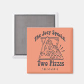 FRIENDS™ | Joey Pizza Quote Magneet (Voorkant / Achterkant)